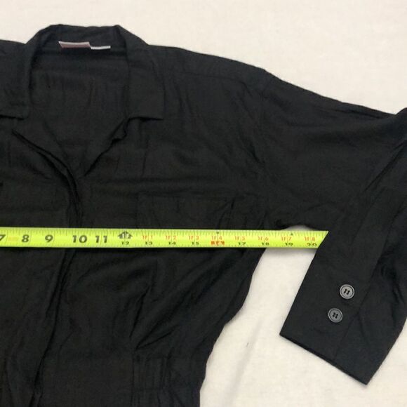 Vintage Avon Fashion jumpsuit long sleeve elastic waist and pockets size 7/8 - Picture 10 of 11
